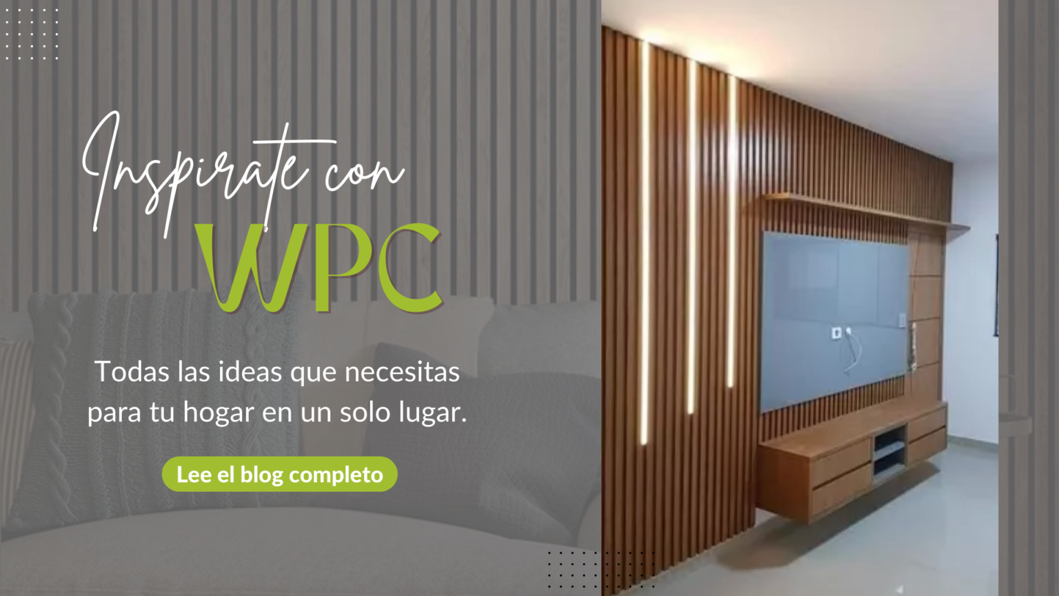 ¡Inspírate! Ideas para usar WPC tipo Lambrín en Interiores y Exteriores ...